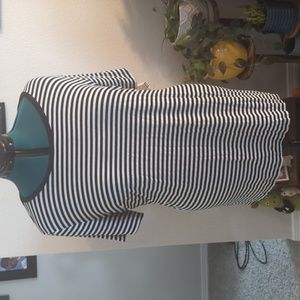 Torrid 3X Black and White striped Super Soft tee